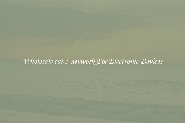 Wholesale cat 5 network For Electronic Devices