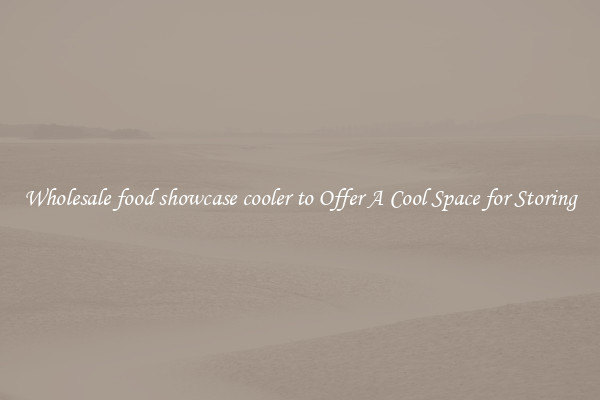 Wholesale food showcase cooler to Offer A Cool Space for Storing