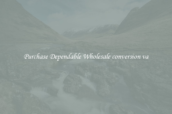 Purchase Dependable Wholesale conversion va