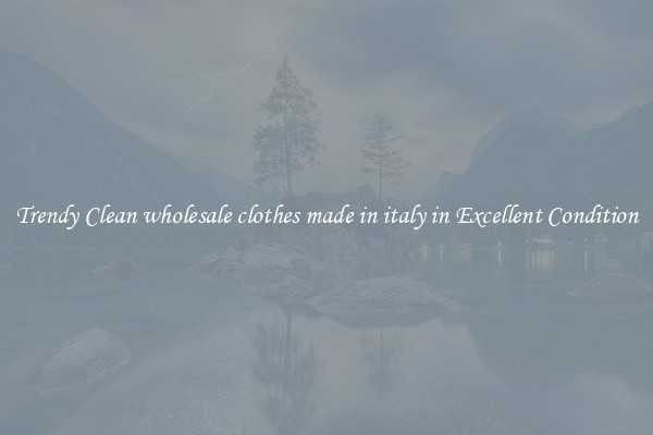 Trendy Clean wholesale clothes made in italy in Excellent Condition