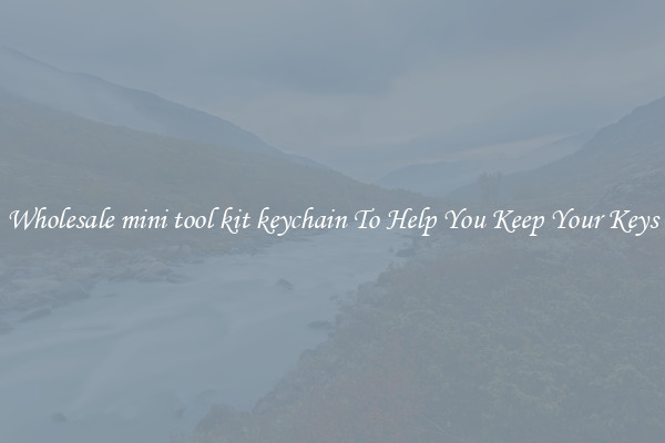 Wholesale mini tool kit keychain To Help You Keep Your Keys